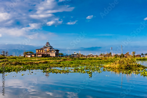 Nga Phe Kyaung Monastery, Inle Lake, Shan State, Myanmar photo