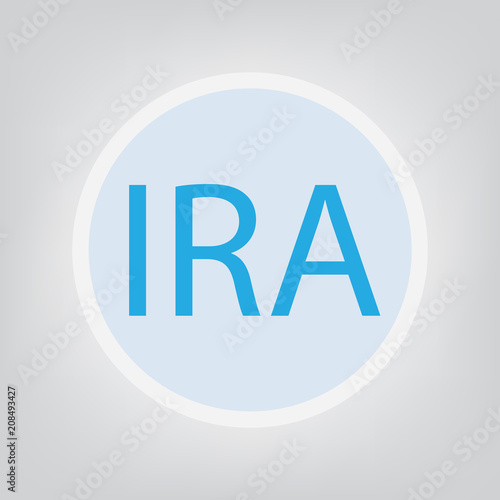 IRA (Individual Retirement Account)- vector illustration