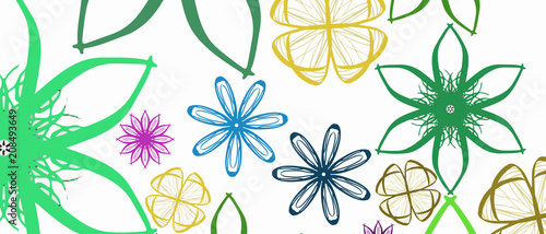 flower01Floraler Hintergrund – ornamentierter Blumenteppich – Grußkartenhintergrund – Geburtstag - Jahrestag