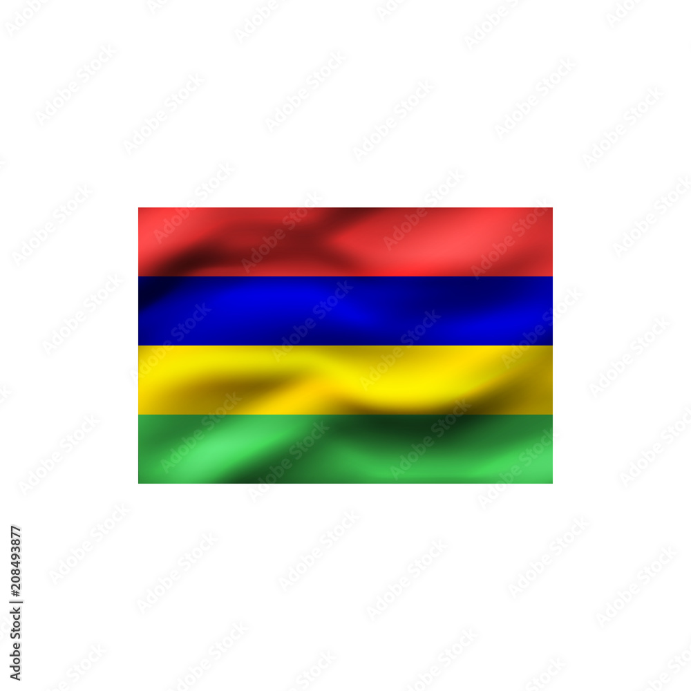 Flag of Mauritius. Flag of Mauritius.