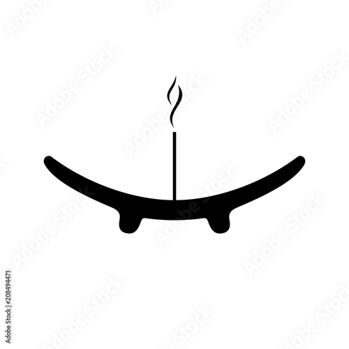 Aromatic incense icon photo