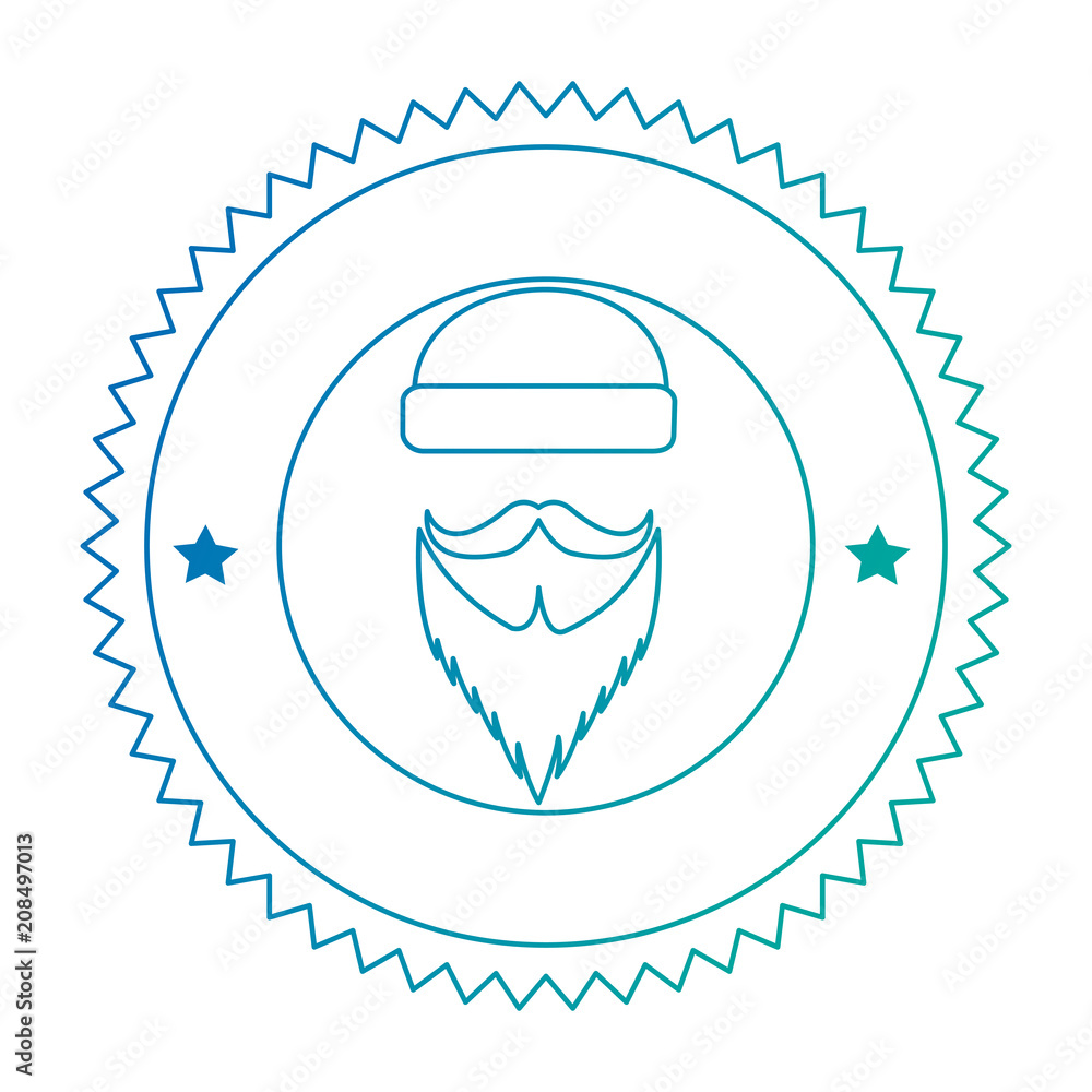 winter hat with mustache and beard hipster style vector illustration design winter hat with mustache and beard hipster style vector illustration design