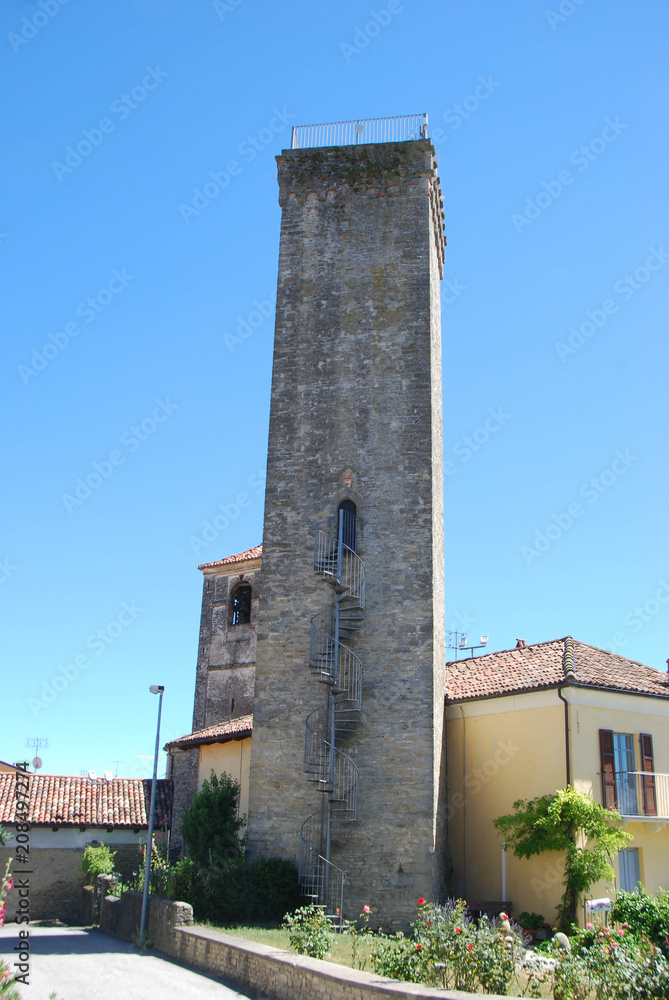 Tower of Albaretto Torre, Piedmont - Italy