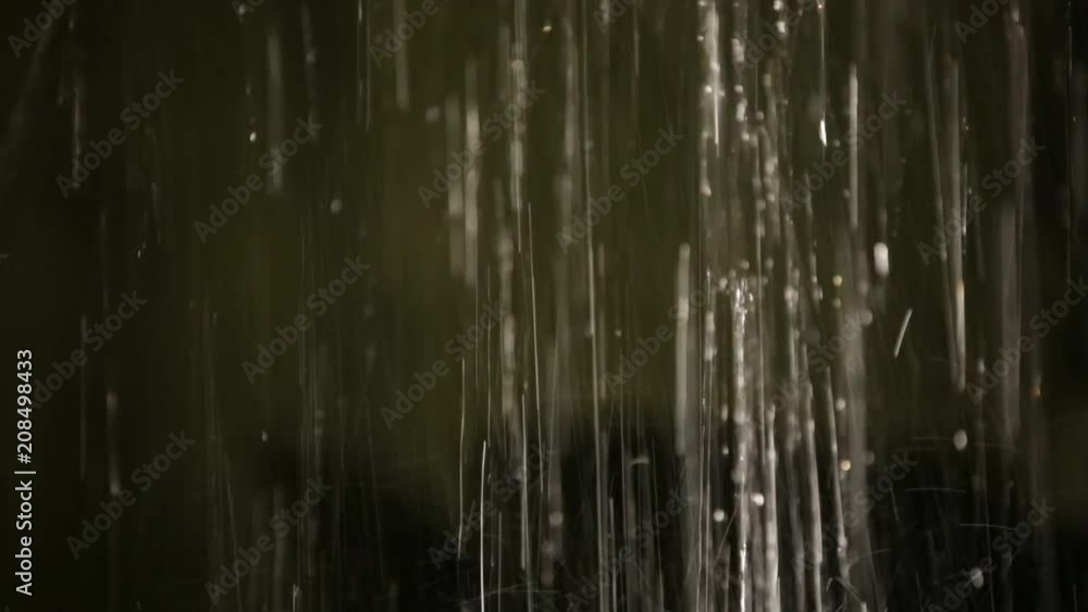 Falling water n the dark - backgound Falling water n the dark - backgound