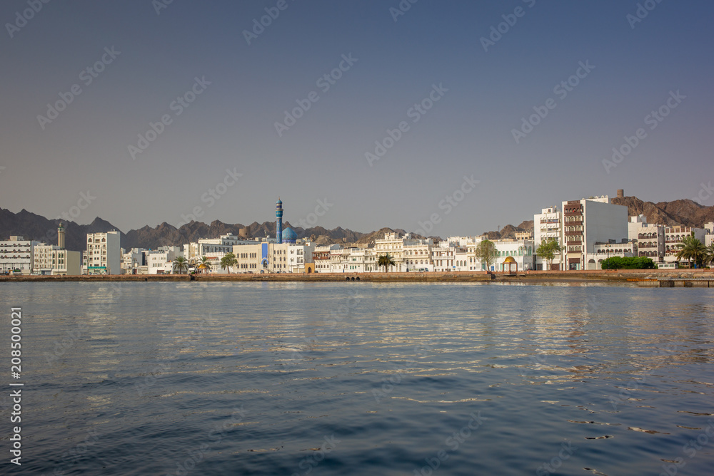 Sunrise in summer on the old town of Muscat in Oman - 4