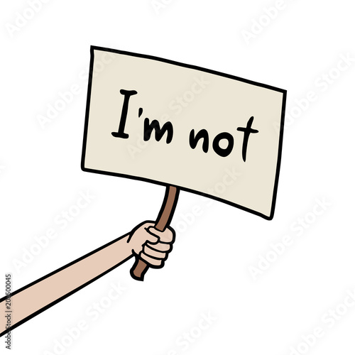 I am not message