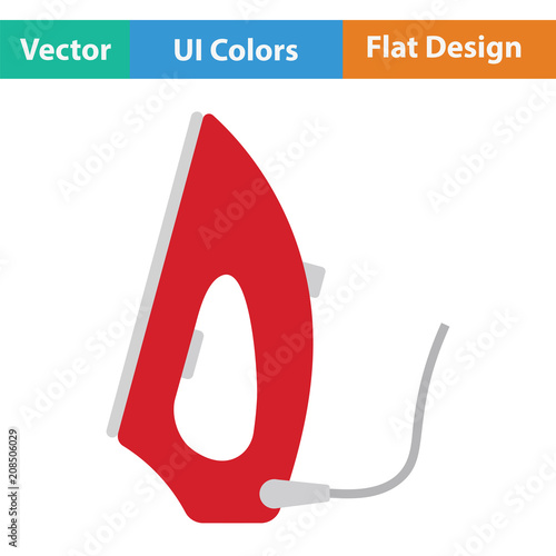 Steam iron icon