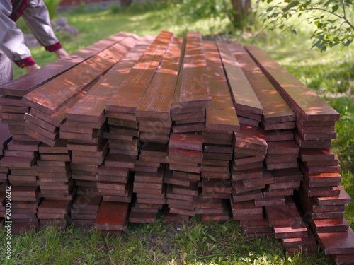 Stack of planks