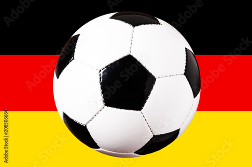 Fussball Ball  Fahne Deutschland