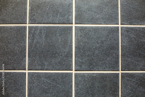 dark grey tiles on the floor