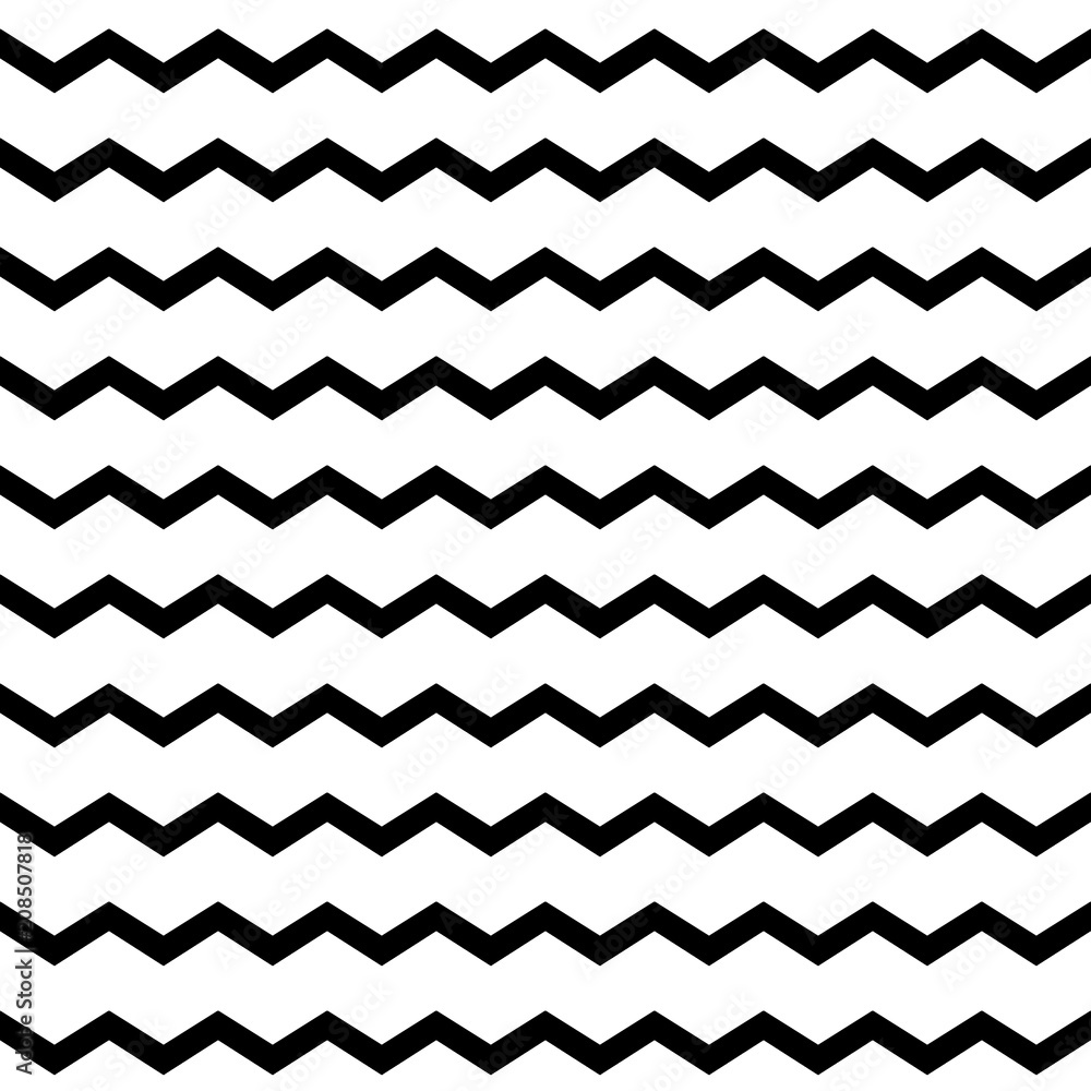 Seamless white and black stripes background pattern. Geometric backdrop