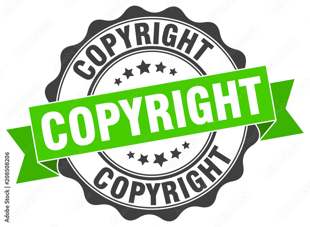 copyright stamp. sign. seal copyright stamp. sign. seal