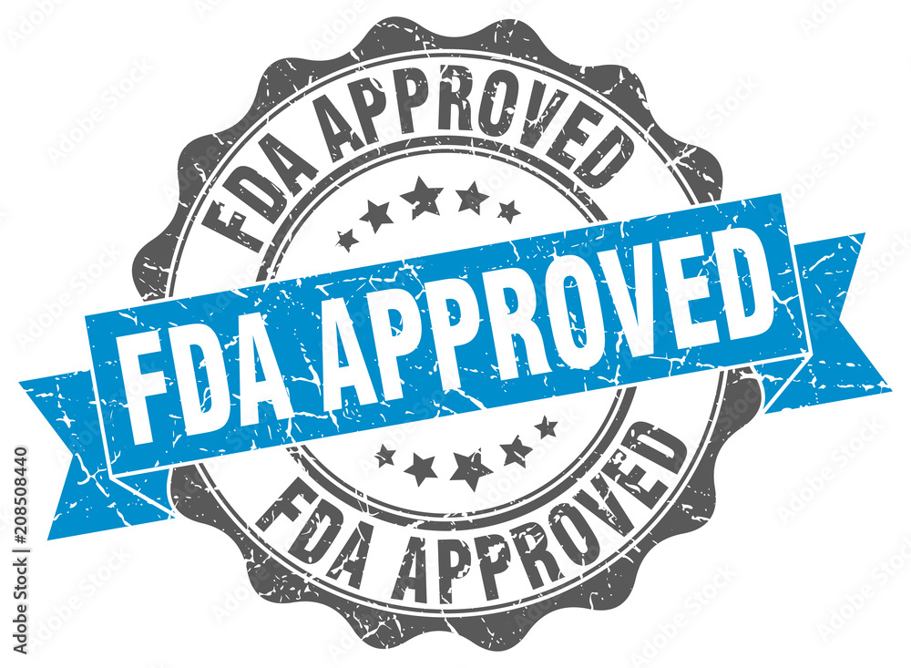 Obraz premium fda approved stamp. sign. seal
