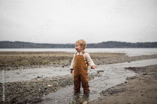 Happy Baby at Beach