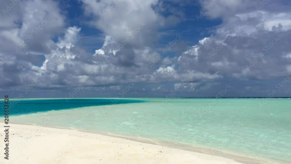 Panoramic view of a wonderful tropical beach Panoramic view of a wonderful tropical beach