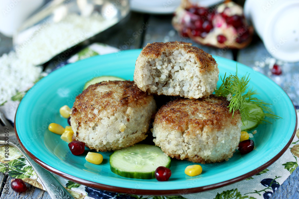 Russian meatballs with rice tefteli Russian meatballs with rice tefteli