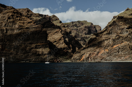View from the sea over Masca Bay, Tenerife - Spain