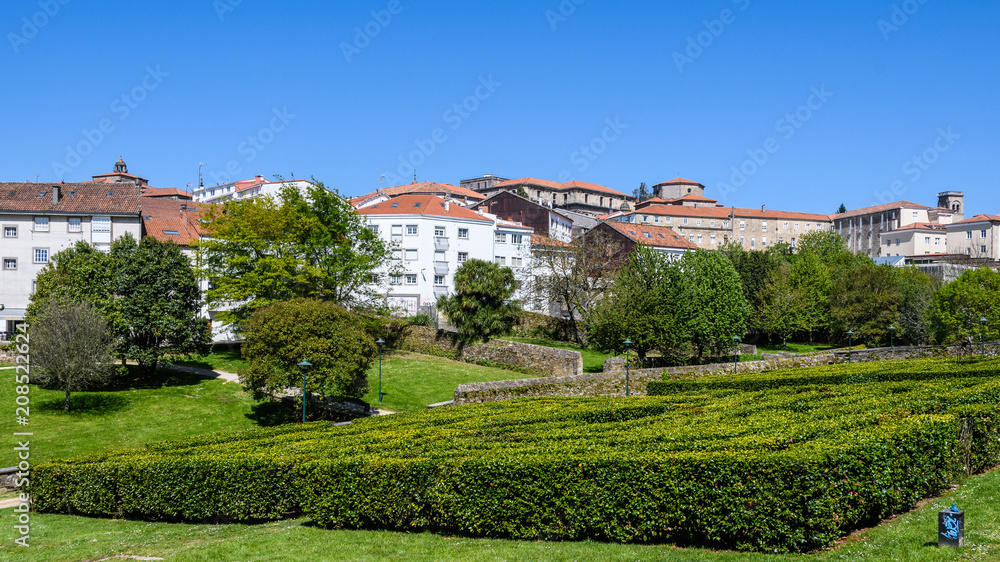 Belvis Park in Santiago de Compostela, Spain