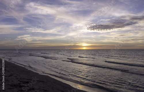 Sunset over Caribbean Sea - Bay of Pigs / Playa Gir�n / Bah�a de Cochinos, Cuba 