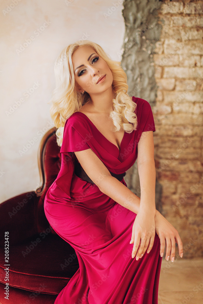 Sexy beautiful blonde girl in underclothes Sexy beautiful blonde girl in underclothes