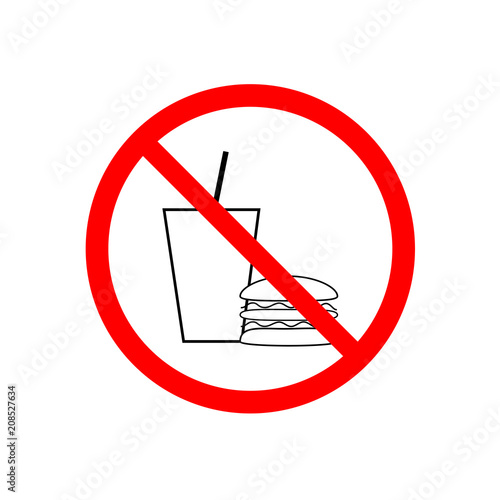 No food and drink sign