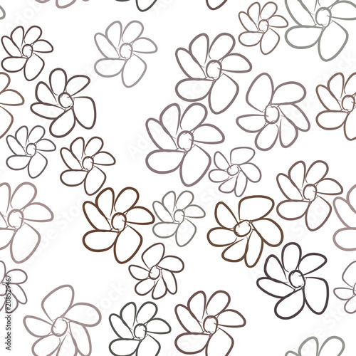 Seamless abstract flower illustrations background. Backdrop, digital, messy & decoration.
