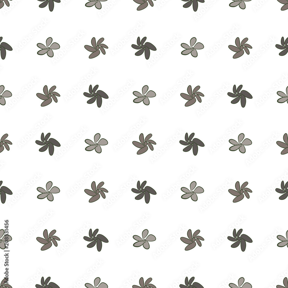 Fototapeta premium Seamless abstract flower illustrations background. Wallpaper, decoration, cartoon & canvas.