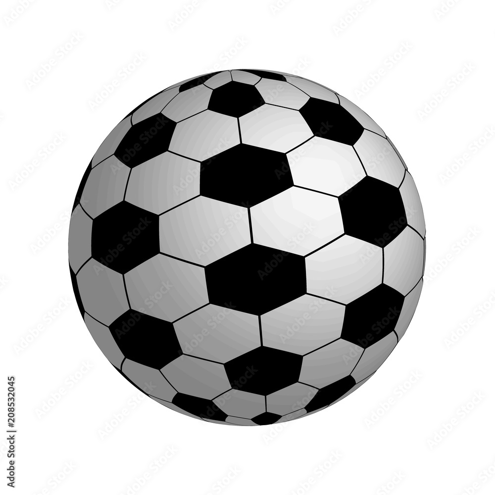 Fototapeta premium Isolated soccer ball icon
