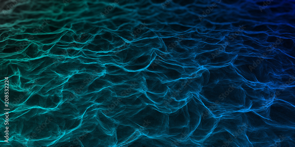 Polygonal waves wallpaper Polygonal waves wallpaper