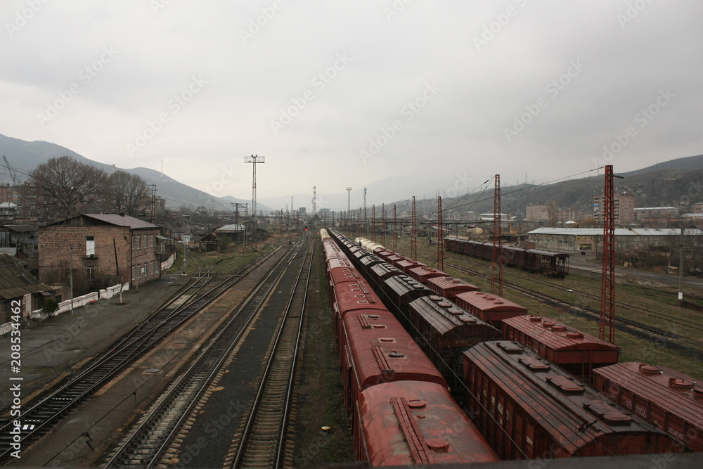 Trains in Vanadzor Trains in Vanadzor