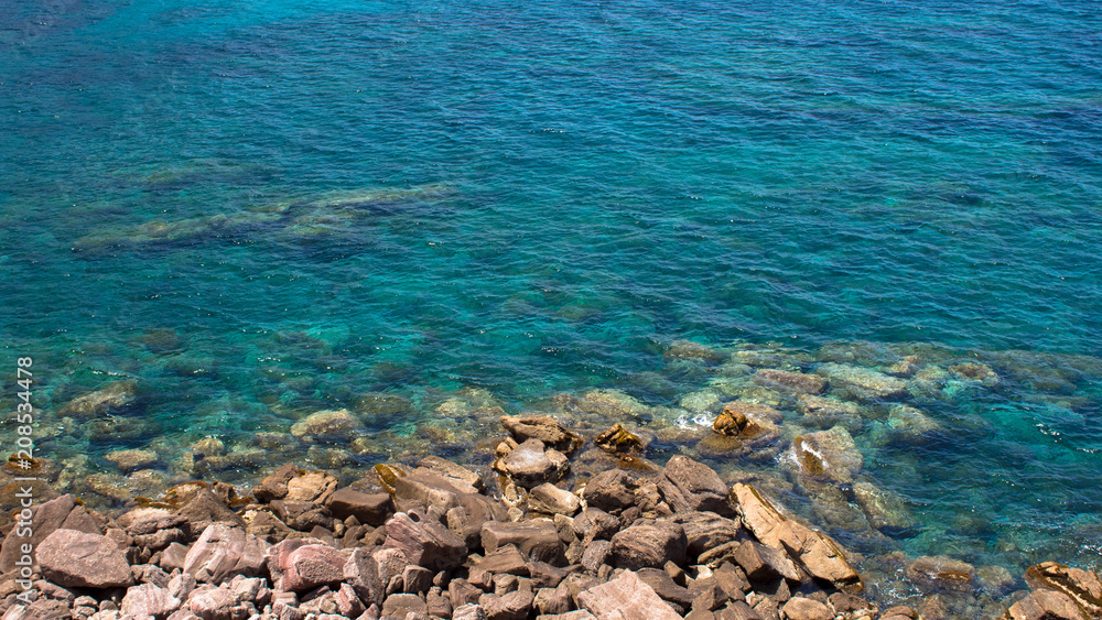 Stones on the sea shore