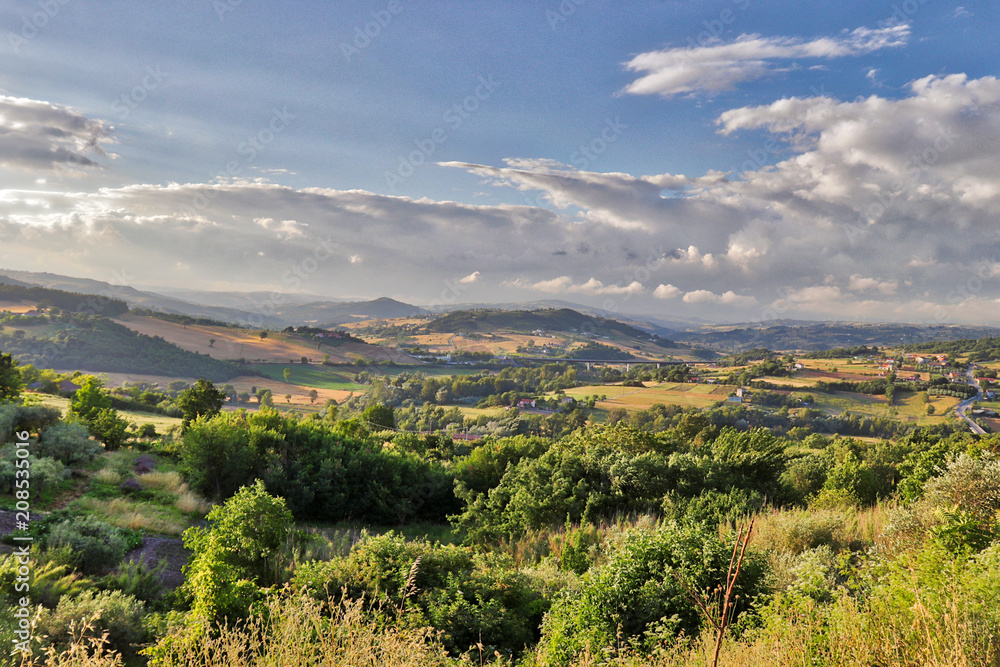 Panorama  Fortore Sannio Pesco Sannita 