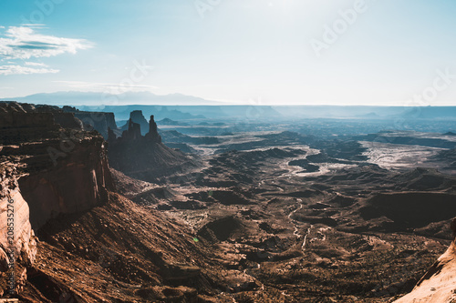 Magnificent view of Canyonlands, Utah, USA in morning during sunrise