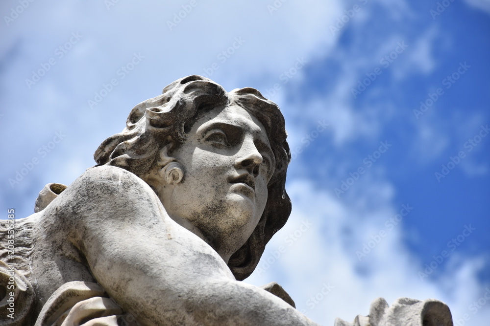 Rome, statues of the angels sculpted by pupils of Bernini in 1669 and