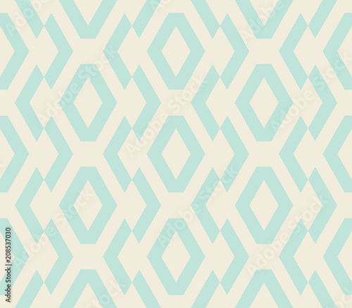 Abstract geometric seamless pattern with rhombus. Mosaic background. Vector illustration.