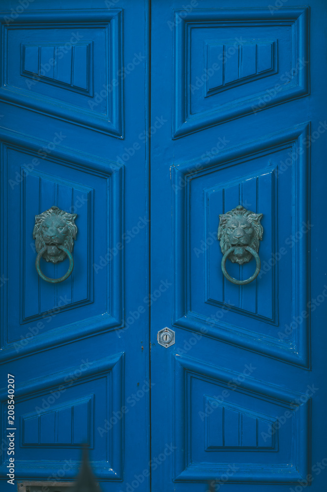 Maltese old blue door Maltese old blue door