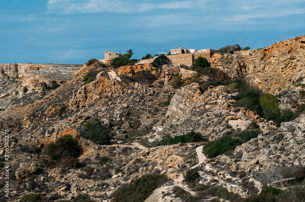 View to maltese hills