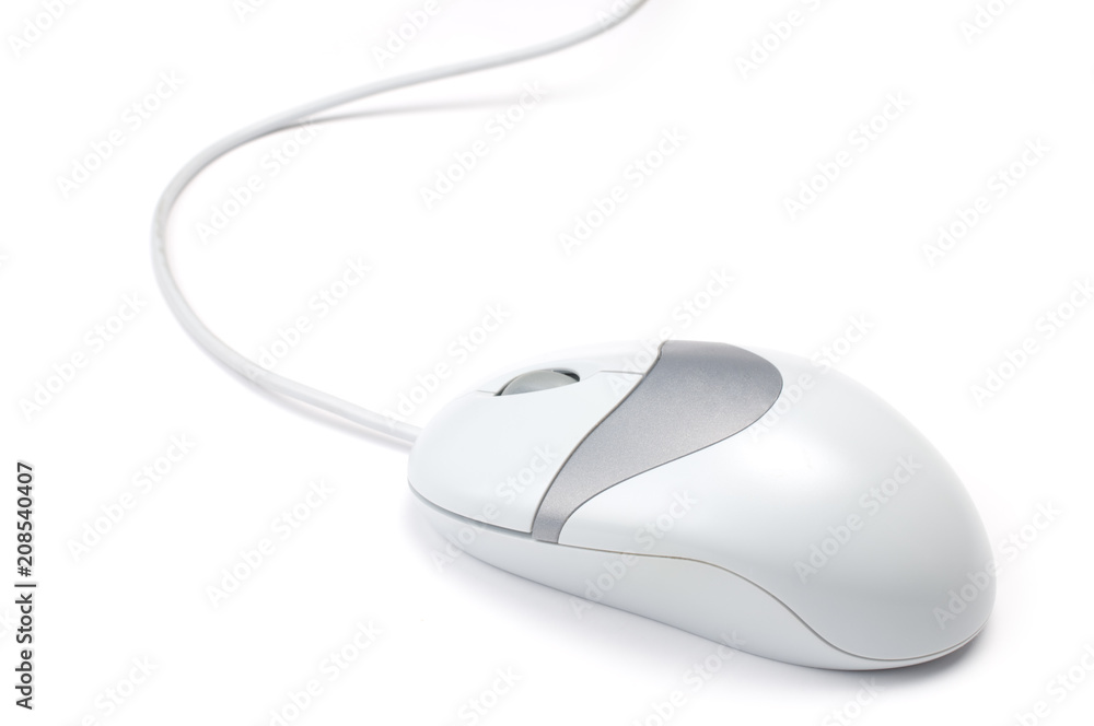 Computer mouse on white background. Computer mouse on white background.