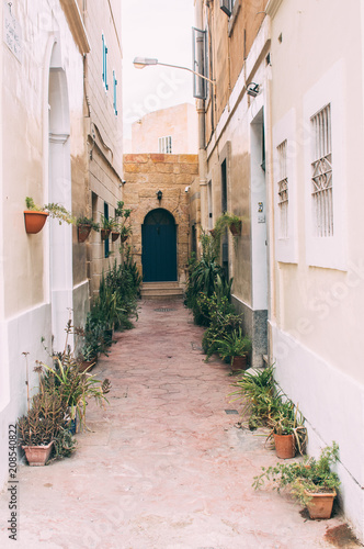 Fototapeta Naklejka Na Ścianę i Meble -  Typical street view in Malta