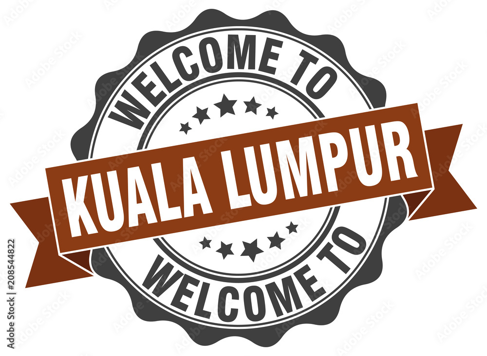 Kuala Lumpur round ribbon seal Kuala Lumpur round ribbon seal