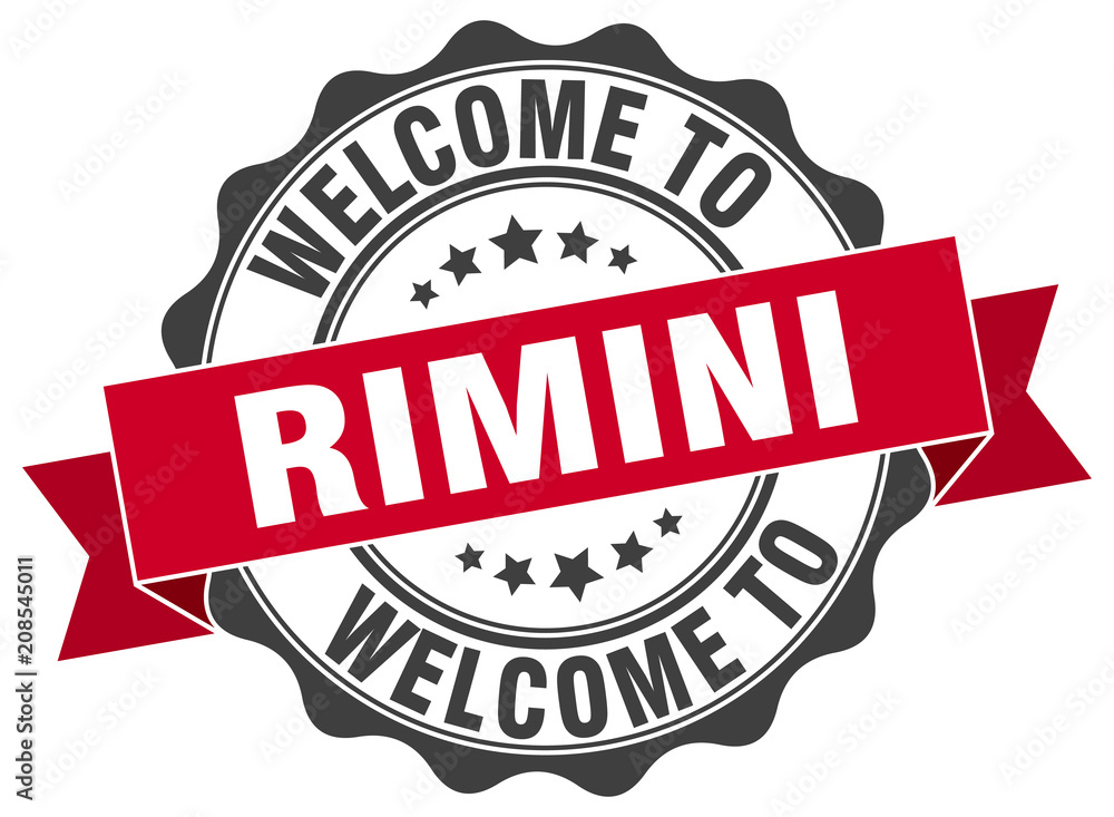 Fototapeta premium Rimini round ribbon seal