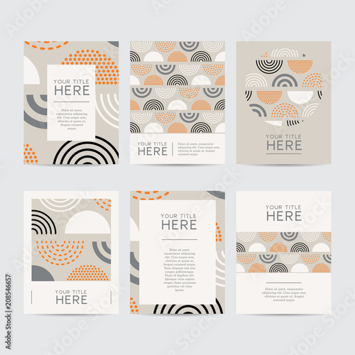 Abstract Design Brochure Set
