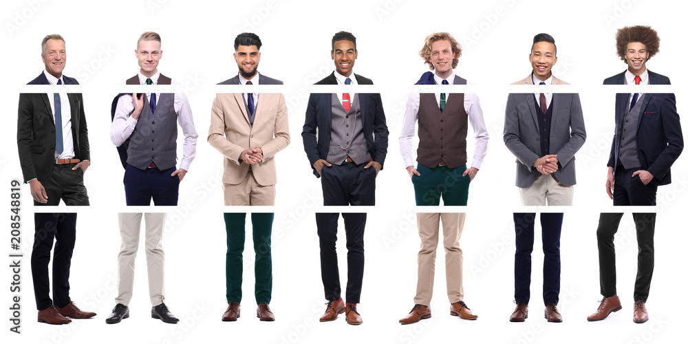 Group of mixed people Group of mixed people