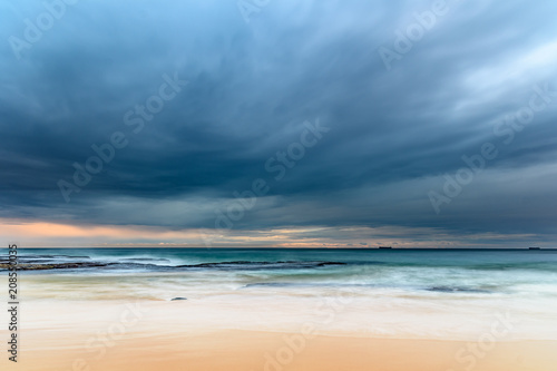 Cloudy Morning Seascape © Merrillie
