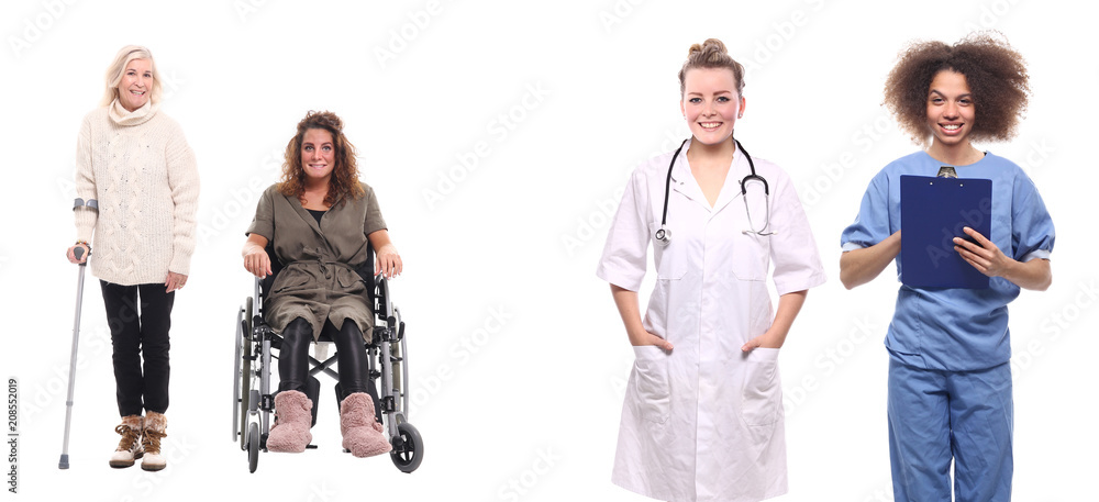 Obraz premium Group of healthcare people