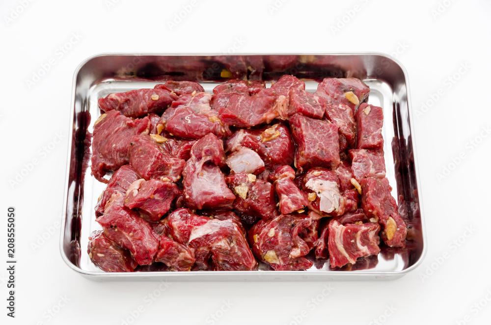 牛肩ロース サイコロ味付け肉 牛肩ロース サイコロ味付け肉