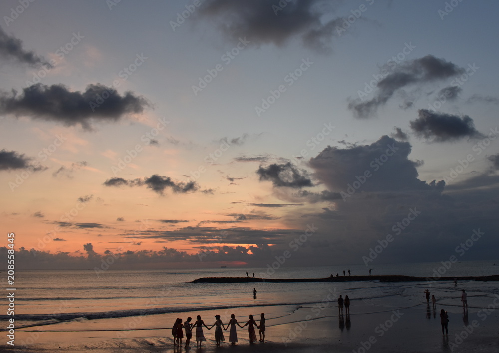 bali sea sunset bali sea sunset