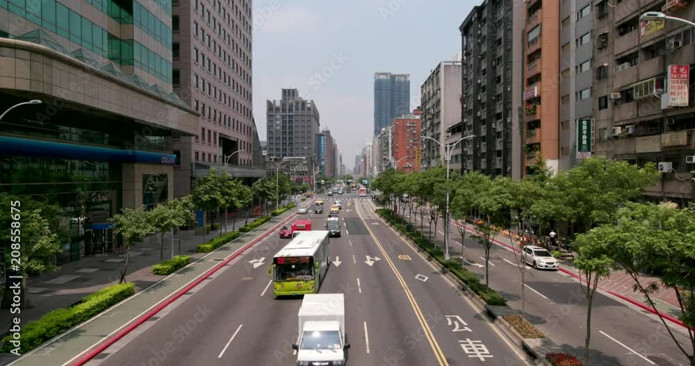 Taipei business district city Taipei business district city
