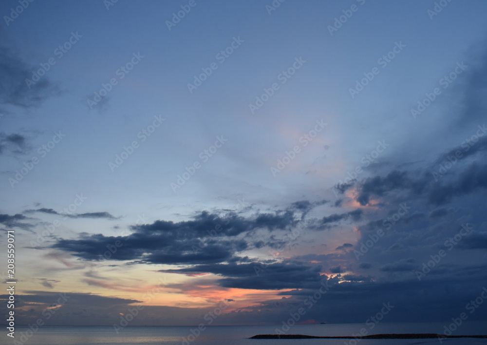 bali sea sunset