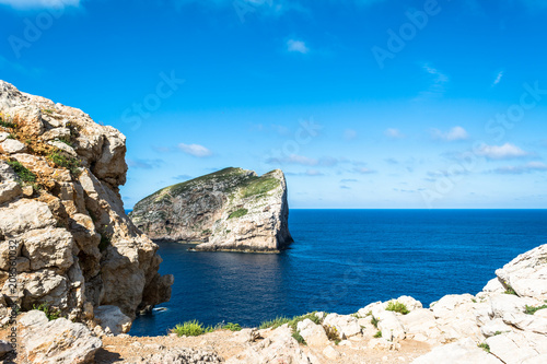 Landscape of sardinian coast in summer